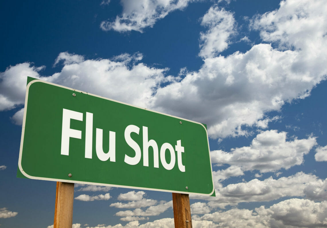 Flu Shot Sign