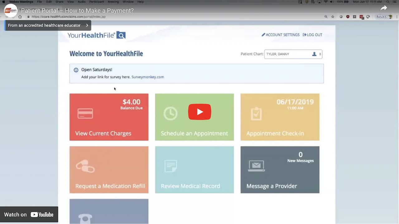 Your health file patient portal family medicine associates
